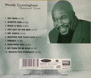 Back Cover Album Woody Cunningham - Universal Love