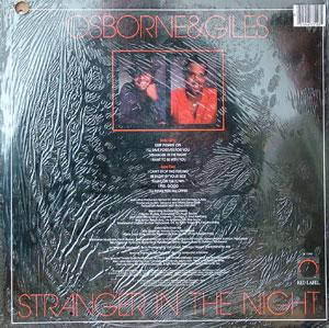 Back Cover Album Osborne & Giles - Stranger In The Night