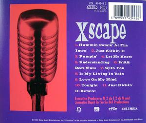 Back Cover Album Xscape - Hummin' Comin' At 'Cha