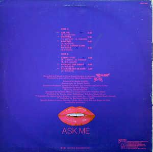 Back Cover Album Carol Jiani - Ask Me