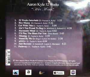 Back Cover Album Aaron Kyle - 52 Weeks