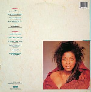 Back Cover Album Natalie Cole - Good To Be Back