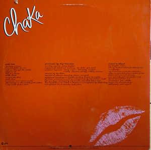 Back Cover Album Chaka Khan - Chaka