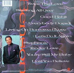 Back Cover Album George Benson - Twice The Love