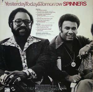 Back Cover Album The Spinners - Yesterday Today & Tomorrow