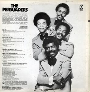 Back Cover Album The Persuaders - The Persuaders