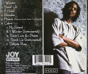 Back Cover Album Willie Hill - Some Love & Peace
