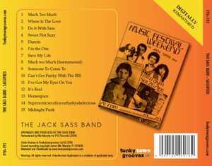 Back Cover Album The Jack Sass Band - Sassified  | ftg records | FTG 192 | UK