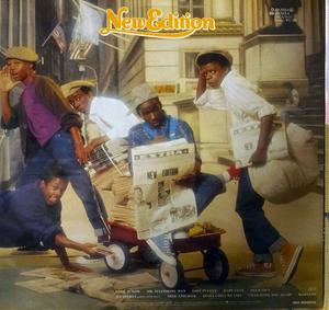 Back Cover Album New Edition - New Edition