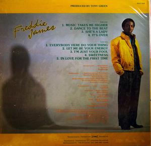 Back Cover Album Freddie James - Freddie James