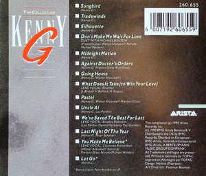 Back Cover Album Kenny G - The Collection