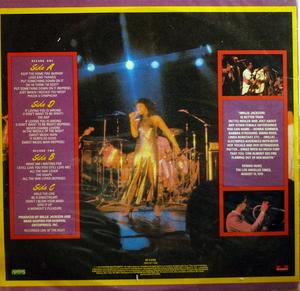 Back Cover Album Millie Jackson - Live And Uncensored