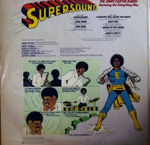 Back Cover Album Jimmy Castor Bunch - Supersound