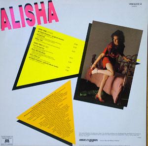 Back Cover Album Alisha - Alisha