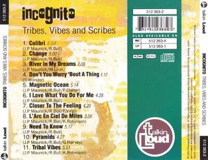 Back Cover Album Incognito - Tribes, Vibes And Scribes