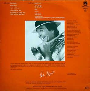 Back Cover Album Herb Alpert - Fandango
