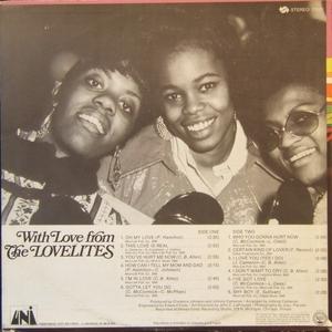 Back Cover Album The Lovelites - With Love From The Lovelites 