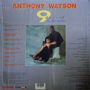 Back Cover Album Anthony Watson - 9 Days Of Love