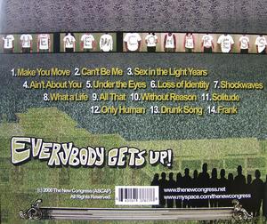Back Cover Album The New Congress - Everybody Gets Up!