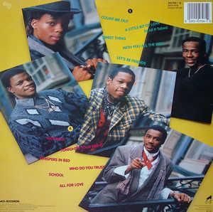 Back Cover Album New Edition - All For Love