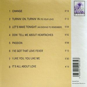 Back Cover Album Barry White - Change