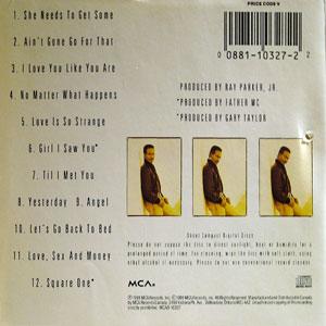 Back Cover Album Ray Parker Jr. - I Love You Like You Are