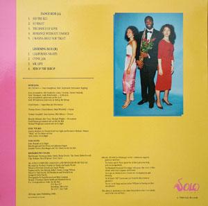 Back Cover Album Sid The Kid - The Basics Of Love