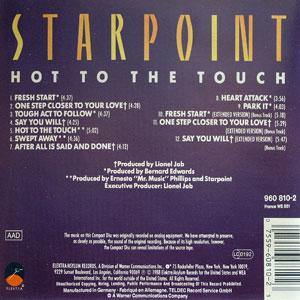 Starpoint - Hot To The Touch
