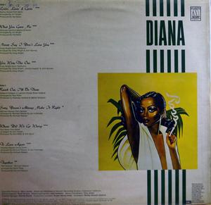 Back Cover Album Diana Ross - Diana Ross