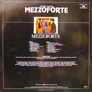 Back Cover Album Mezzoforte - Surprise Surprise