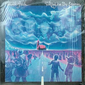 Front Cover Album Thunderflash - Taking' Em By Storm