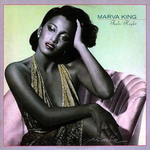 Front Cover Album Marva King - Feels Right