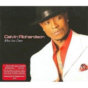 Front Cover Album Calvin Richardson - When Love Comes