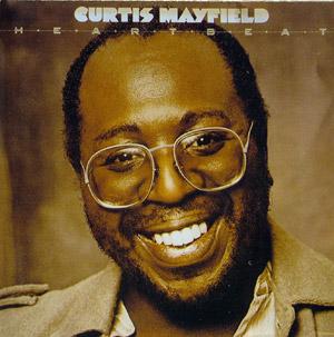 Front Cover Album Curtis Mayfield - Heartbeat  | rso   inc. records | RS-1-3053 | US