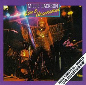 Front Cover Album Millie Jackson - Live And Outrageous