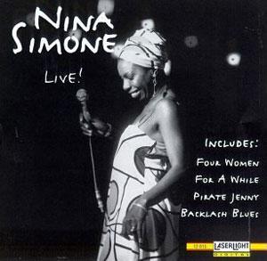 Front Cover Album Nina Simone - Live