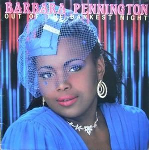 Front Cover Album Barbara Pennington - Out Of The Darkest Night