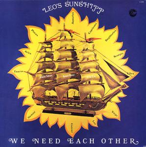 Front Cover Album Leo's Sunshipp - We Need Each Other  | expansion records | EXCDM2 | UK