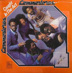 Front Cover Album Commodores - Caught In The Act