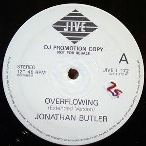 Front Cover Single Jonathan Butler - Overflowing