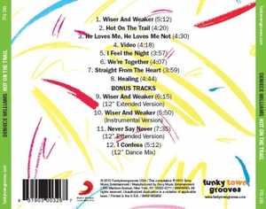 Back Cover Album Deniece Williams - Hot On The Trail  | funkytowngrooves usa records | FTG-281 | US