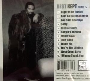 Back Cover Album Barrington Henderson - Best Kept Secret