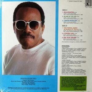 Back Cover Album Lonnie Liston Smith - Rejuvenation