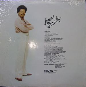 Back Cover Album James Bradley - James Bradley Back Cover Album James Bradley - James Bradley