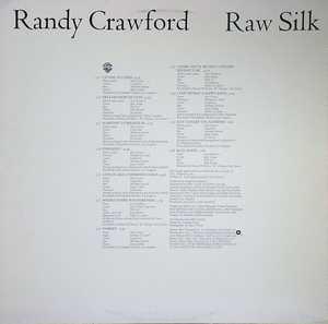 Back Cover Album Randy Crawford - Raw Silk