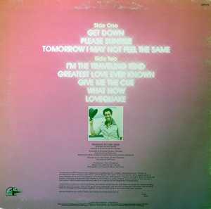Back Cover Album Gene Chandler - Get Down