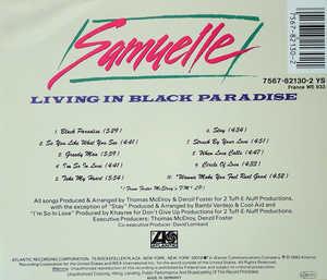Back Cover Album Samuelle - Living In Black Paradise Back Cover Album Samuelle - Living In Black Paradise