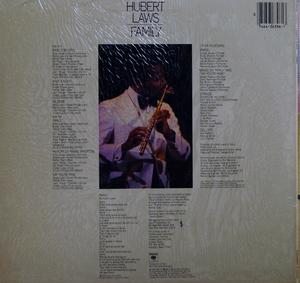 Back Cover Album Hubert Laws - Family