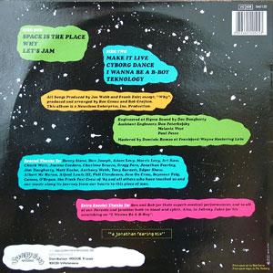 Back Cover Album Newcleus - Space Is The Place Back Cover Album Newcleus - Space Is The Place