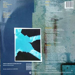 Back Cover Album David Sanborn - Backstreet